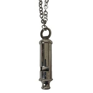 Vintage Acme Metropolitan Police Whistle Necklace on Chain Made in England